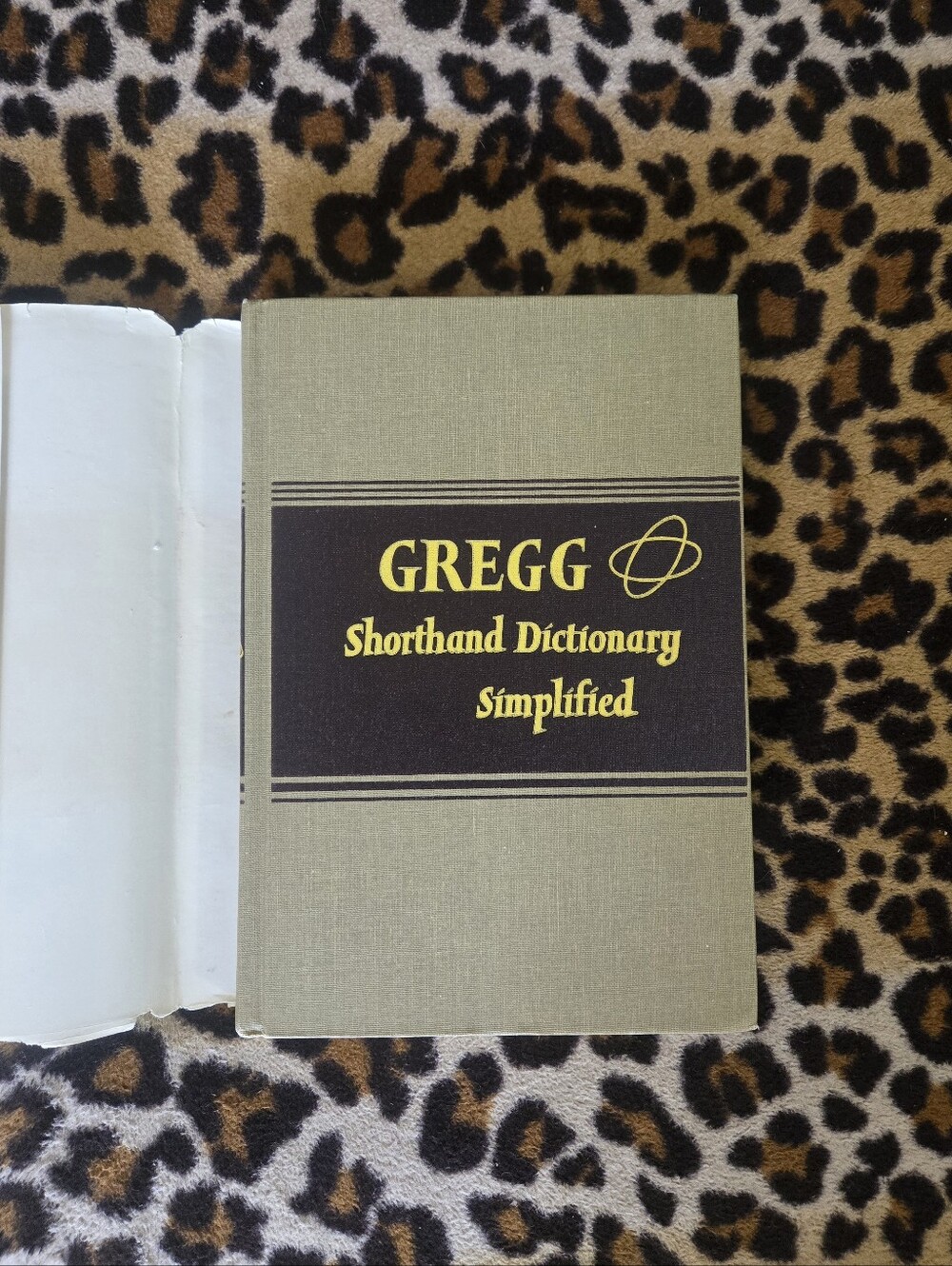 Gregg Shorthand Dictionary Simplified - Olive Green Hardcover